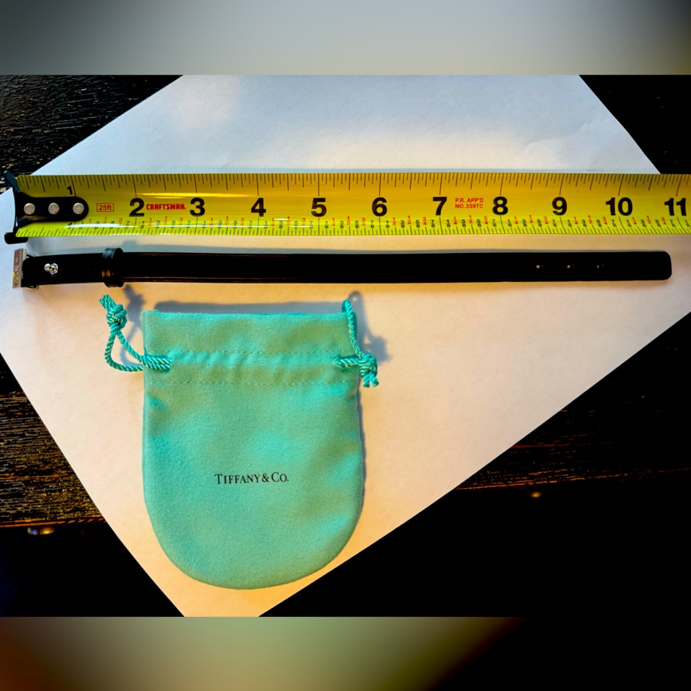 Tiffany & Co. Jewelry 1837 Makers Leather Bracelet Sterling Silver - Men’s